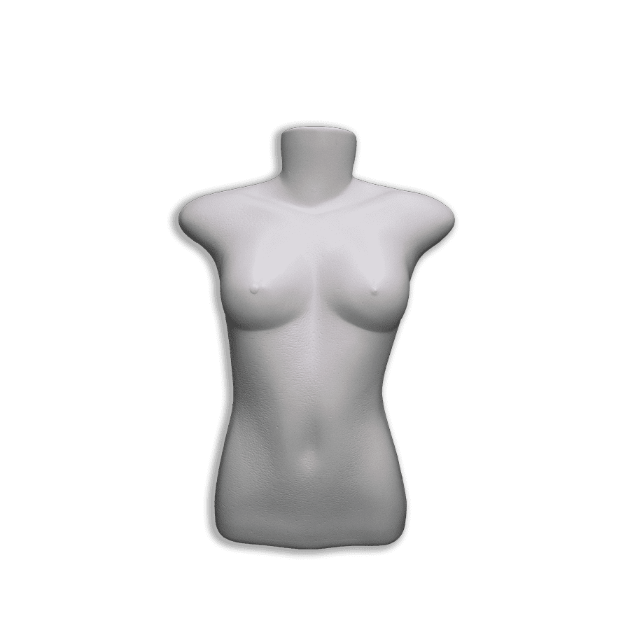 Imagem relacionada ao produto: Busto De Plástico Feminino Branco (2 Unidades)