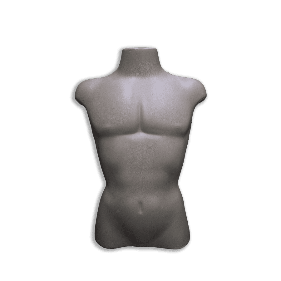 Imagem relacionada ao produto: Busto De Plástico Masculino Bege (2 Unidades)