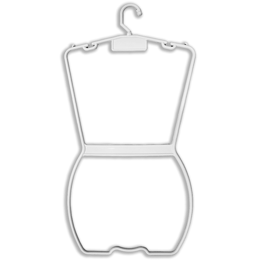 Imagem relacionada ao produto: Cabide Silhueta Branco (10 Unidades)