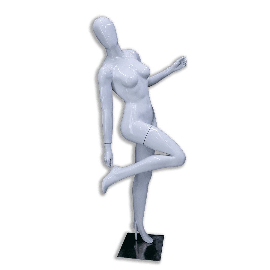 Imagem relacionada ao produto: Manequim De Fibra Feminino Bailarina Branco
