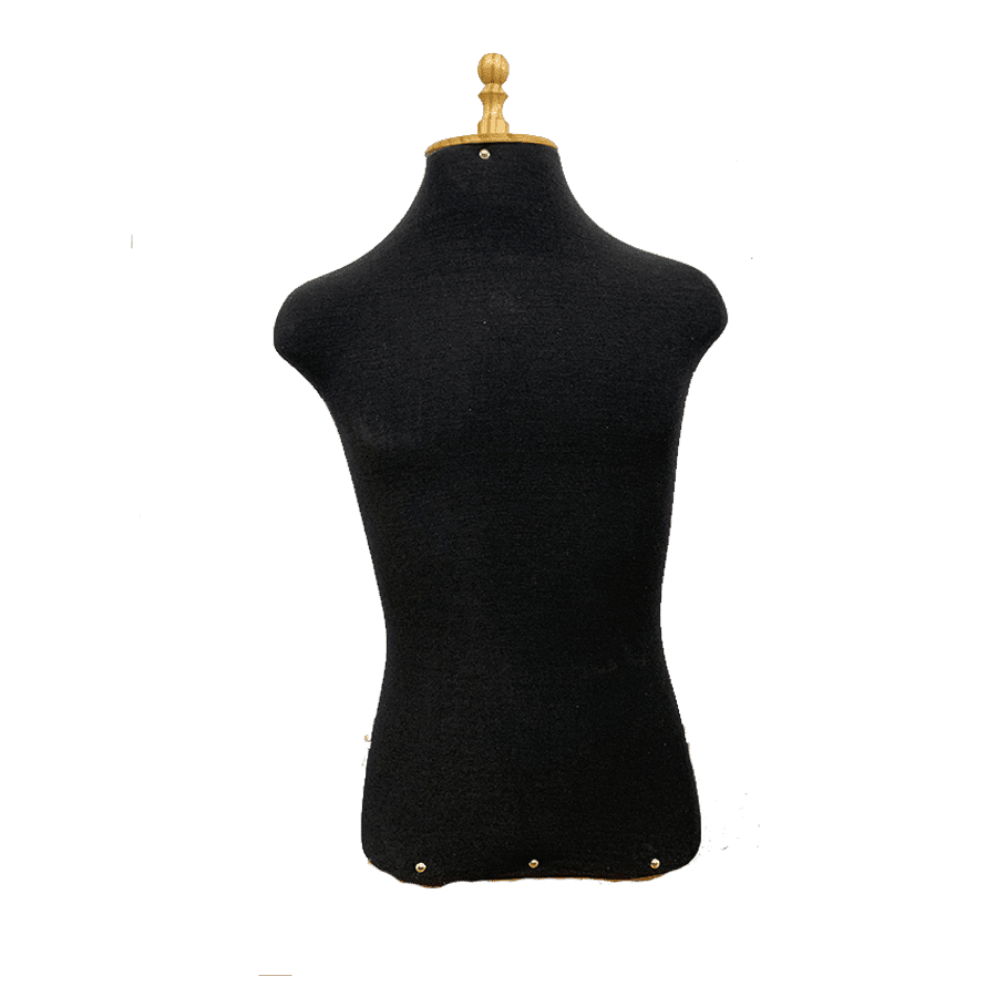 Imagem relacionada ao produto: Busto De Tecido Masculino Com Pino Preto