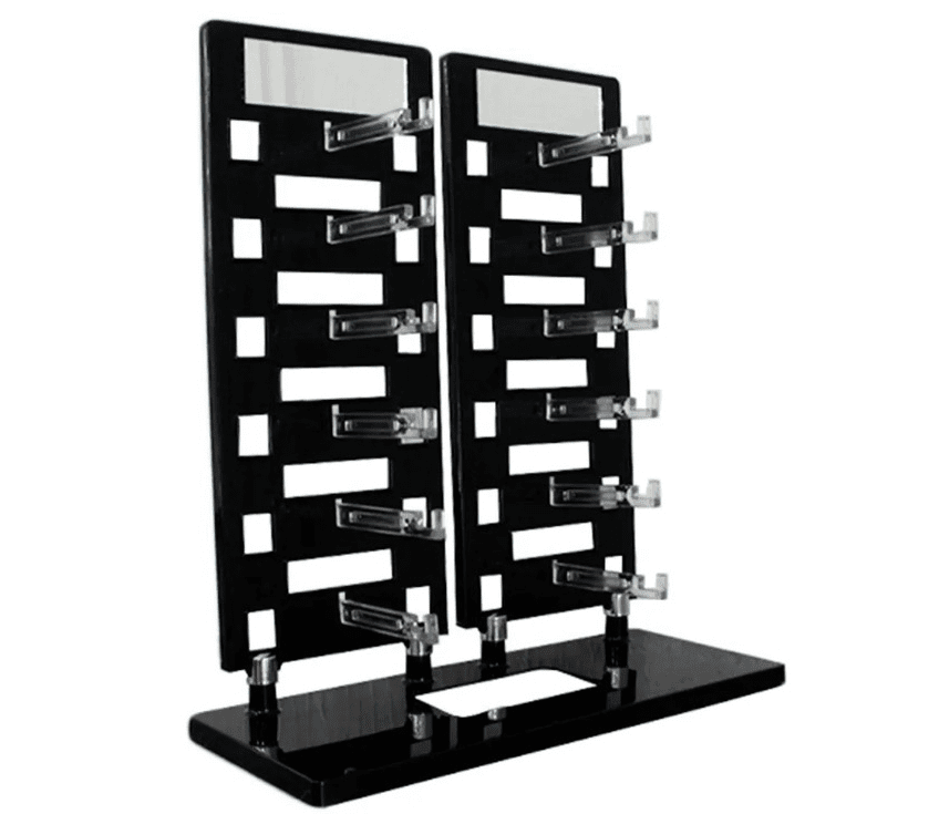 Imagem relacionada ao produto: Expositor De Óculos  -  Torre Para 12 Óculos - Com Espelho