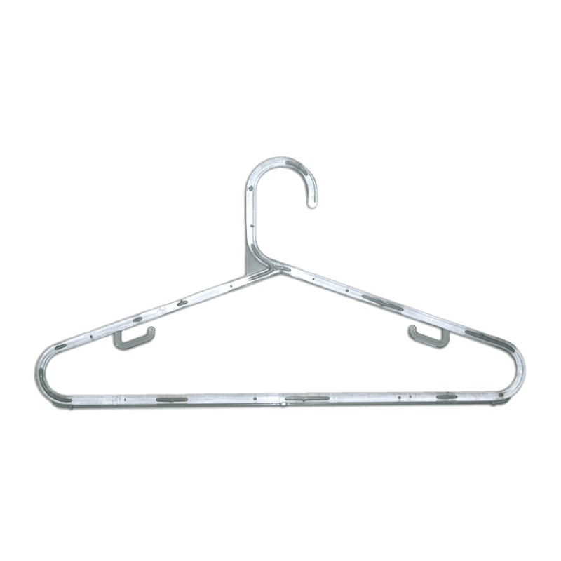 Imagem relacionada ao produto: Cabide Fino Transparente De Acrílico (50 Unidades)