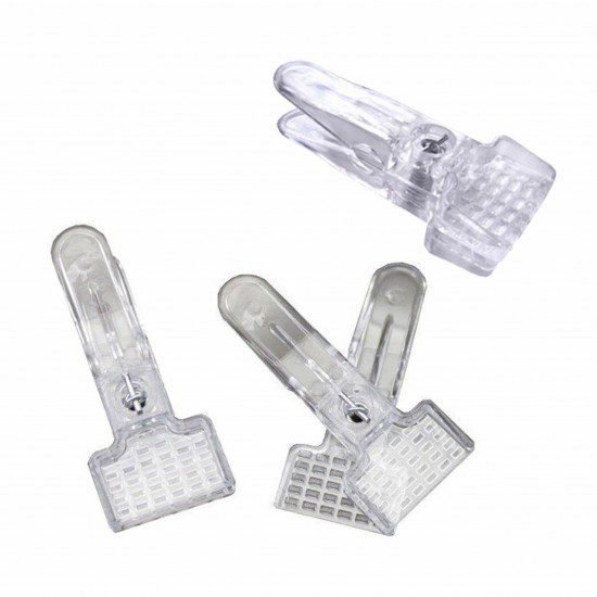 Imagem relacionada ao produto: Pacote De Presilha Para Cabide De Acrílico Com 50Und
